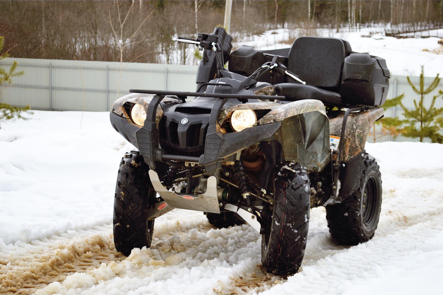 Квадроцикл Yamaha Grizzly для охоты в угодьях СОК Истринский